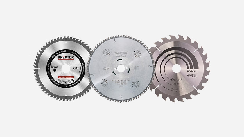 Circular saw blades for radial arm saw