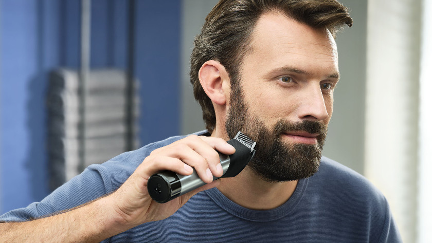 Beard trimmer for long beard