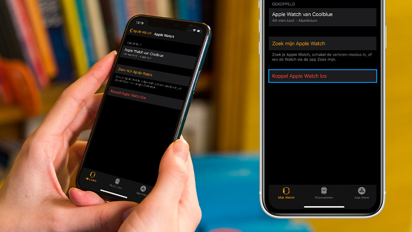 3. Wähle unten "Apple Watch entkoppeln" aus.