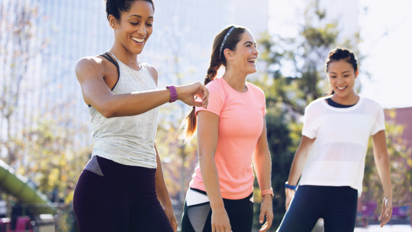 Fitbit Charge 3 working out