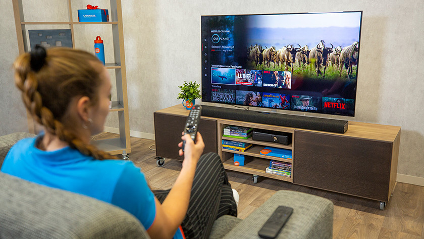 Soundbar im Wohnzimmer