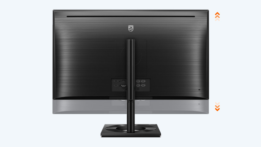 Einstellbarer Philips Monitor für eine ergonomische Sitzposition