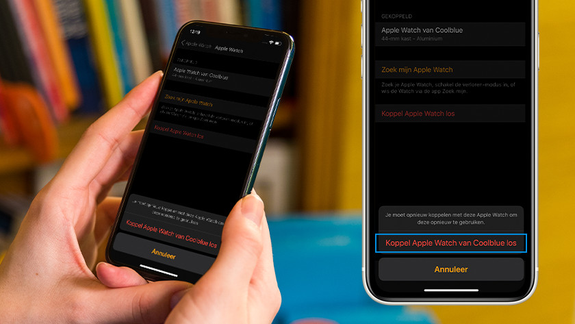 4. Tippe erneut auf "Apple Watch entkoppeln".