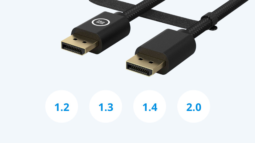 DisplayPort hat 4 verschiedene Varianten, nämlich 1.2, 1.3, 1.4 und 2.0