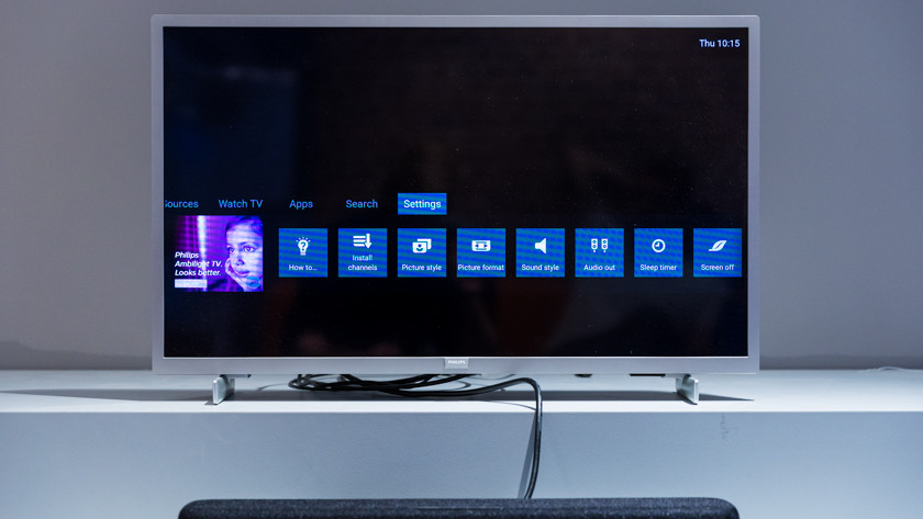 Philips TV settings