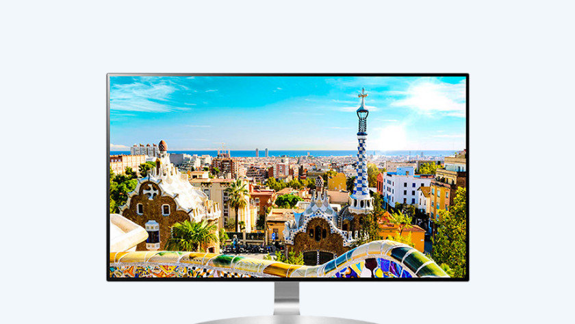 Ein HDR-Monitor zeigt lebendige Farben