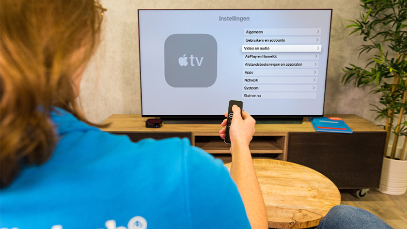 Gehe unter Einstellungen zu Video und Audio