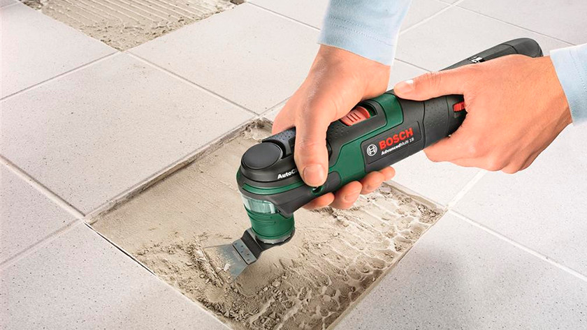 Shave tile glue oscillating multi-tool