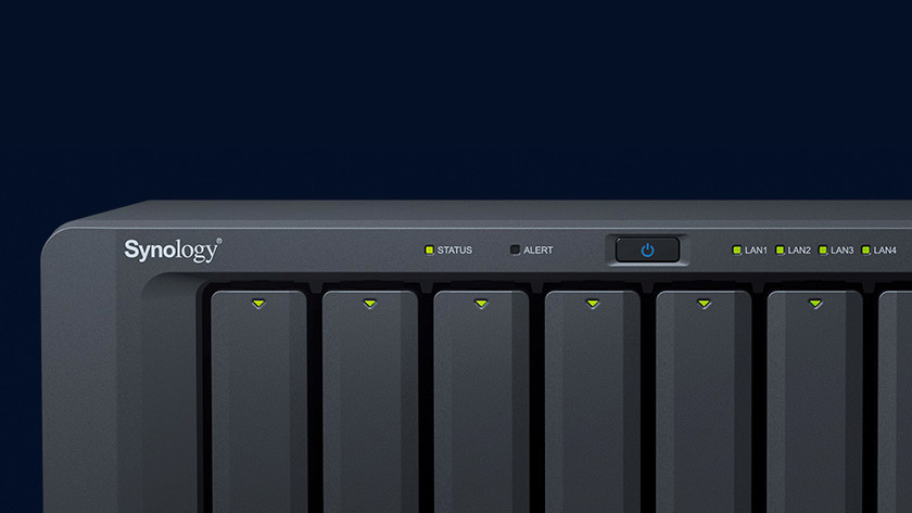 Synology NAS close-up