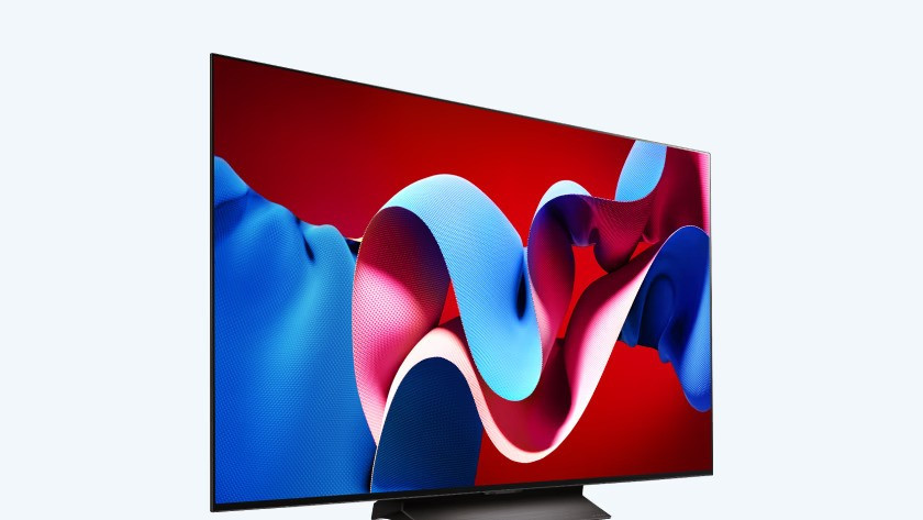 LG OLED55C47LA (2024) television side view