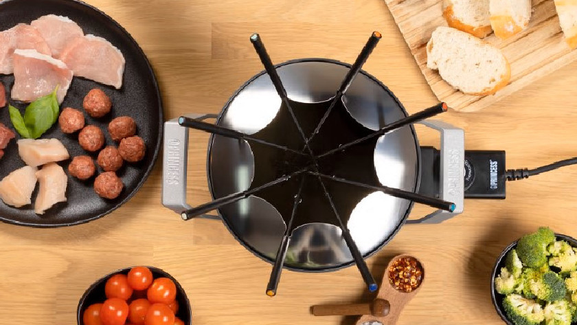 Meat fondue set