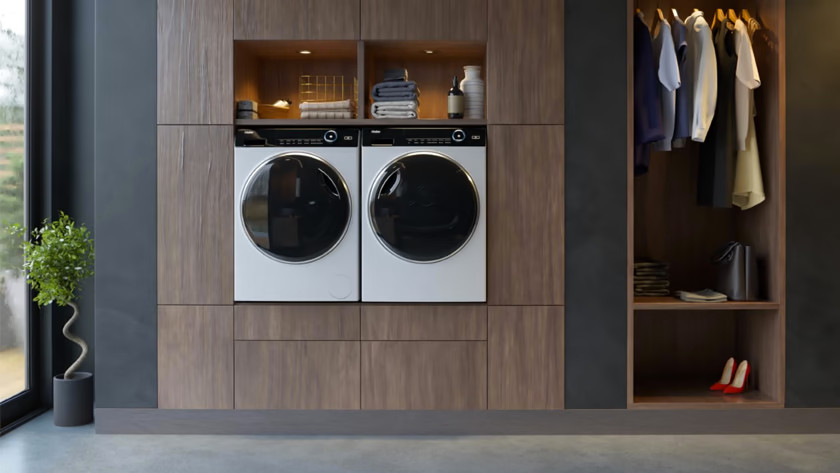 Separate Waschmaschine und Trockner