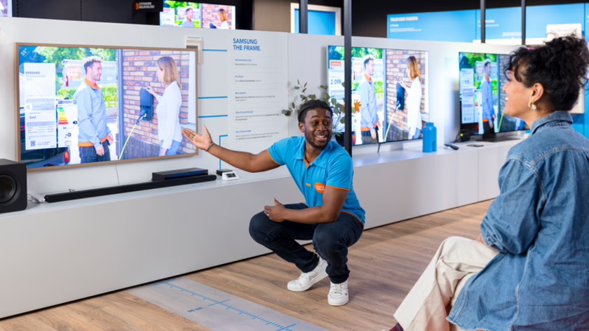 Samsung Fernseher im Coolblue Laden ansehen 