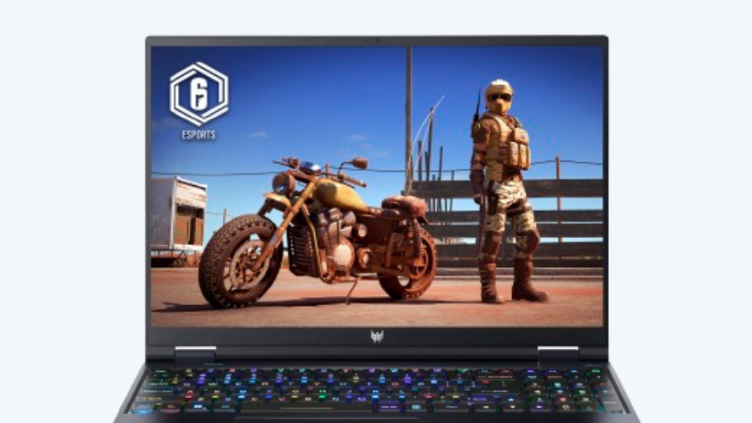 Gaming on a 16-inch gaming laptop