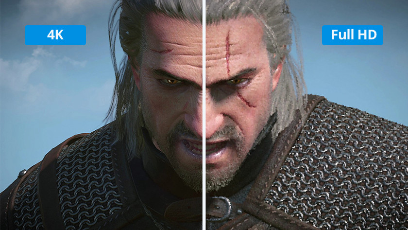 4K vs Full HD detail