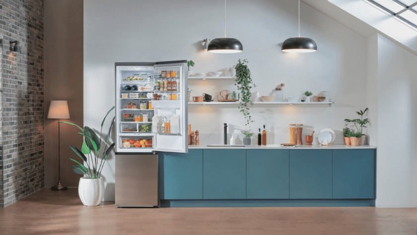 Energieeffizienter Kühlschrank in der Küche