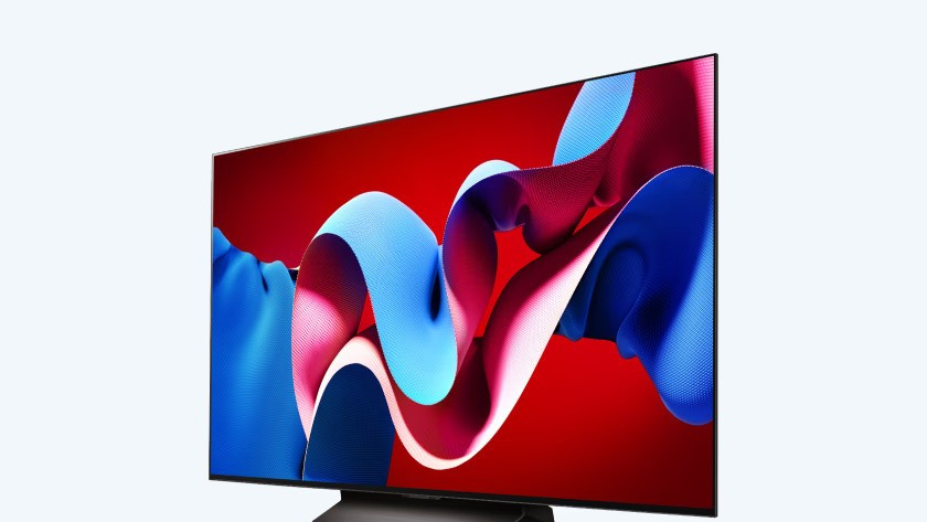 LG OLED55C47LA (2024) television side view