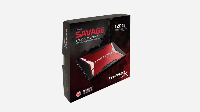 A HyperX SSD box.