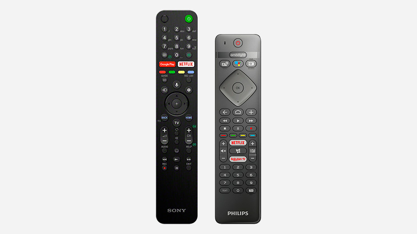 Sony and Philips remote