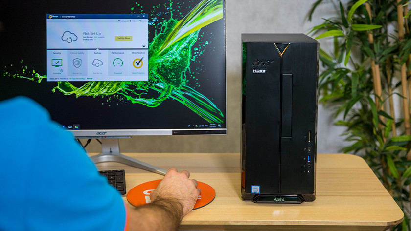 Norton auf einem PC.