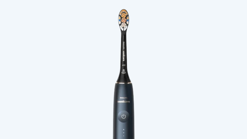 A sonic toothbrush's shape