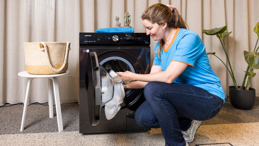 Samsung black Bespoke washing machine