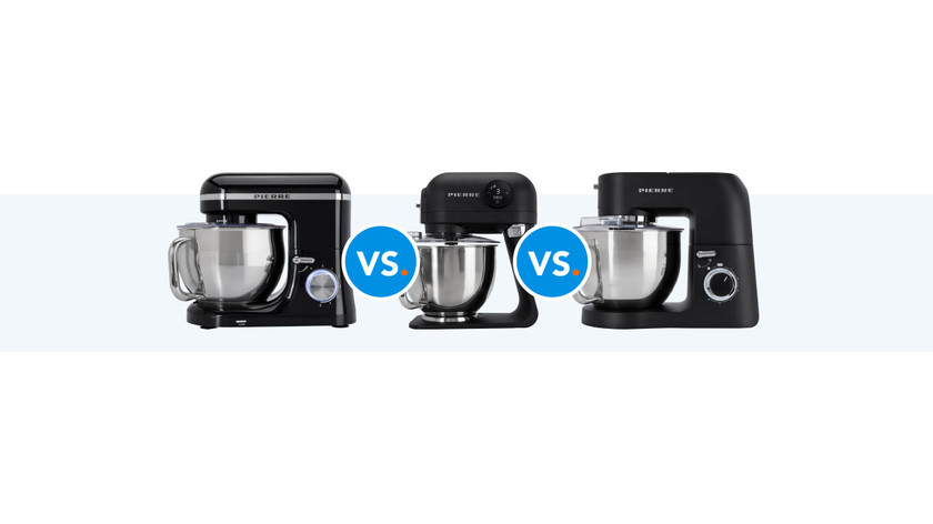 Pierre SM5000, SM7000 und SM9000 Küchenmaschinen im Vergleich