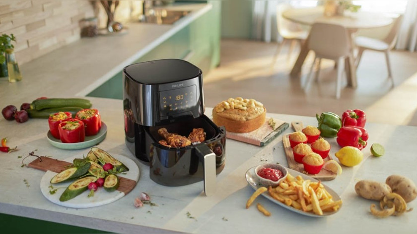 Airfryer L mit Hühnchen