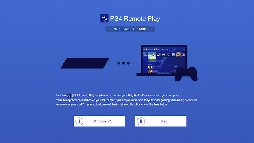 Ps4 remote on sale play windows