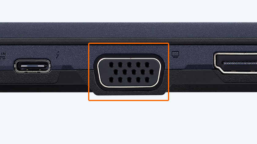 What connectors does a laptop have?