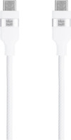 BlueBuilt USB-C-auf-USB-C-Kabel 1,5 m Nylon Weiß