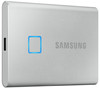 Samsung Touch Portable SSD T7, 500 GB, Silber