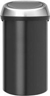 Brabantia Touch Bin 60L Matt Black Fingerprint-Proof