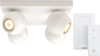 Philips Hue Buckram 4-Spot Weiß mit Dimmer