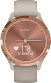 Garmin Vivomove 3S Sport - Roségold/Beige - 39 mm