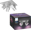Philips Hue Argenta 4 Spots White and Color Aluminium