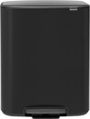 Brabantia Bo Pedal Bin 2x 30L Matte Black