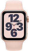 Apple Watch SE 40mm Roségold Aluminium Rosa Sportarmband
