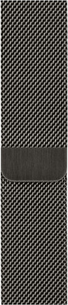 Apple Watch 42/44/45 mm Armband Milanaise Graphit