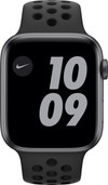Apple Watch Nike Series 6 4G 44mm Space Grey Aluminium Schwarzes Sportarmband
