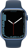Apple Watch Series 7 45 mm Blau Aluminium Abyssblau Sportarmband