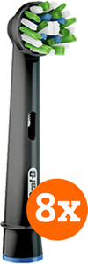 Oral-B CrossAction Aufsteckbürste Schwarz 8 Stück