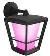 Philips Hue Econic Wall Lamp White and Color Black Hanging