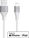 BlueBuilt USB-A-auf-Lightning-Kabel 1,5 m Nylon Weiß