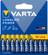 Varta Longlife Power AAA Pack 10 Stück