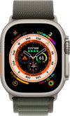 Apple Watch Ultra 4G 49 mm Alpine Loop Armband Grün M