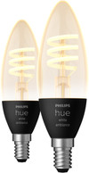 Philips Hue Filament Light White Ambiance Candle Light E14 2-pack