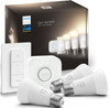 Philips Hue White Starter Pack E27 with 3 Lights + Dimmer + Bridge