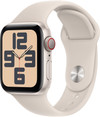 Apple Watch SE (2022) 4G 40mm Starlight Aluminum Sport Band S/M