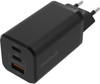BlueBuilt Power-Delivery- und Quick-Charge-Ladegerät mit 3 USB-Anschlüssen 65 W Schwarz